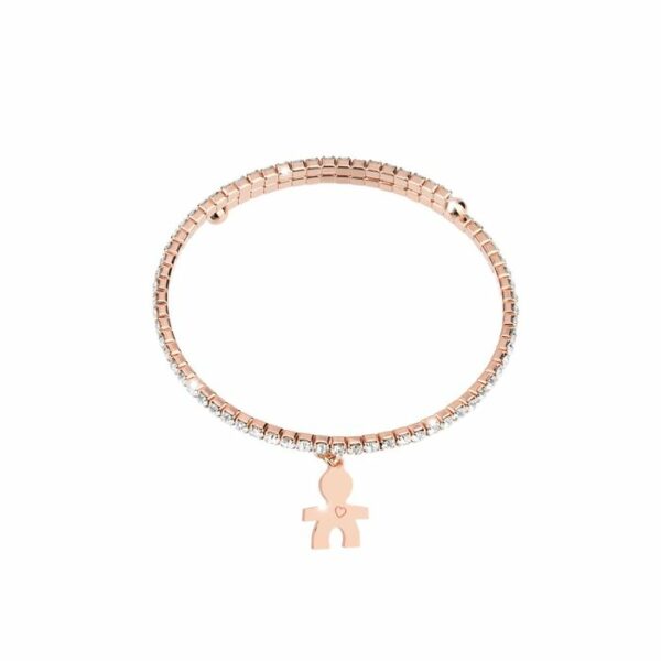 MY WORLD Bracciale Charm Bambino - Oro Rosa