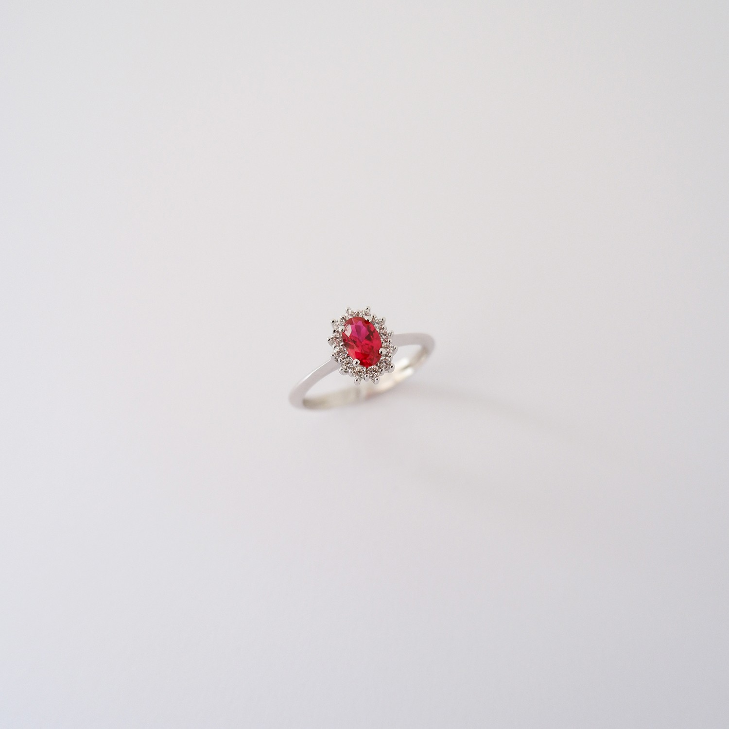 Anello Kate in oro 18kt e zirconi – Rosso – Gioielleria Alessia Gioielli