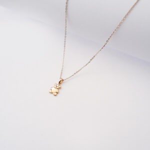 Collana Orsetto in oro rosa 18kt