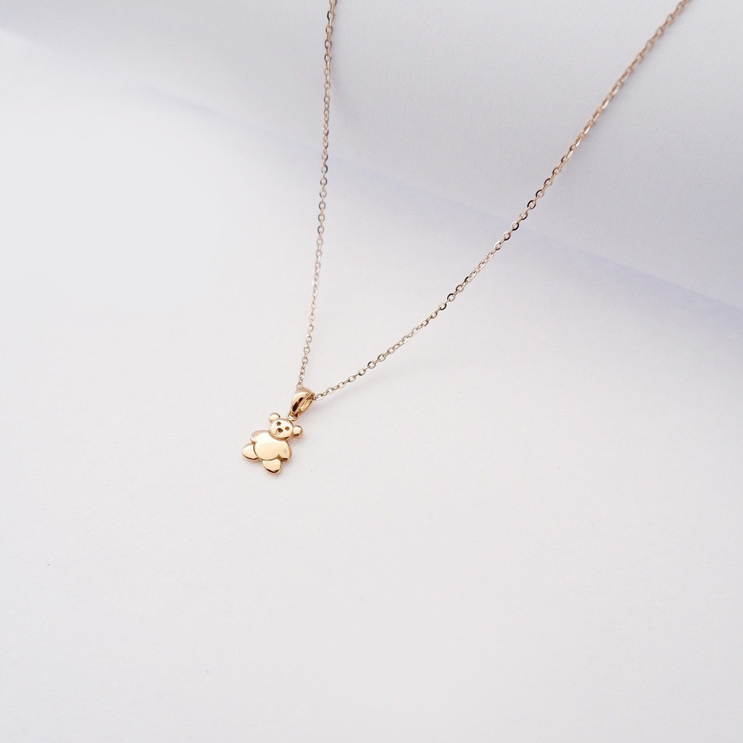 Collana Orsetto in oro rosa 18kt