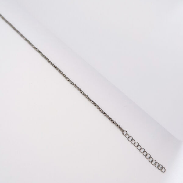 Bracciale Mini Sfere diamantate in oro 18kt rodio nero - immagine 3