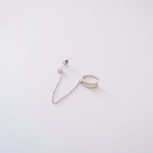 Mono Orecchino Mini Punto Luce + Ear Cuff