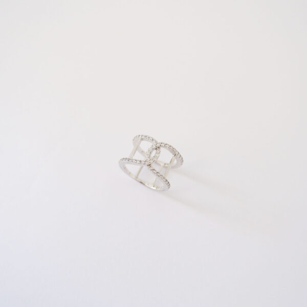 Anello Fascia Intreccio – Misura 12 - immagine 2