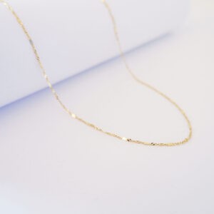Collana Filo D'oro 18kt - Singapore Specchietti