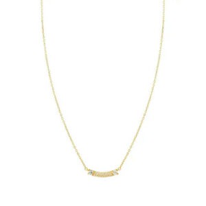 FASHION ERA Collana con centrale e pavè di zirconi Oro
