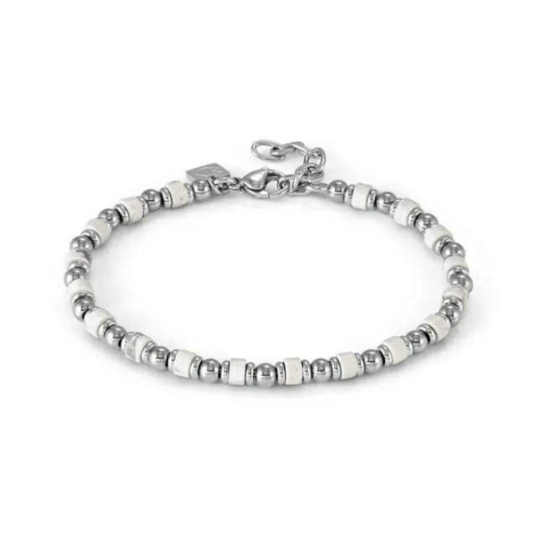 INSTICTSTYLE SEA EDITION Bracciale con pietre colorate – Bianco - immagine 2