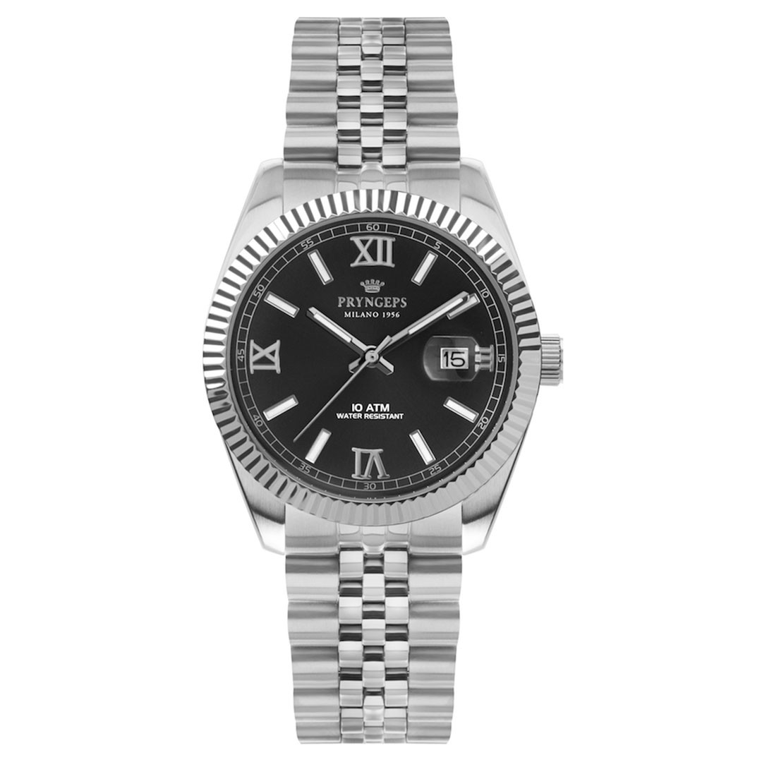 QUARTZ ERRE X UOMO ACCIAIO – A821/2 – NERO