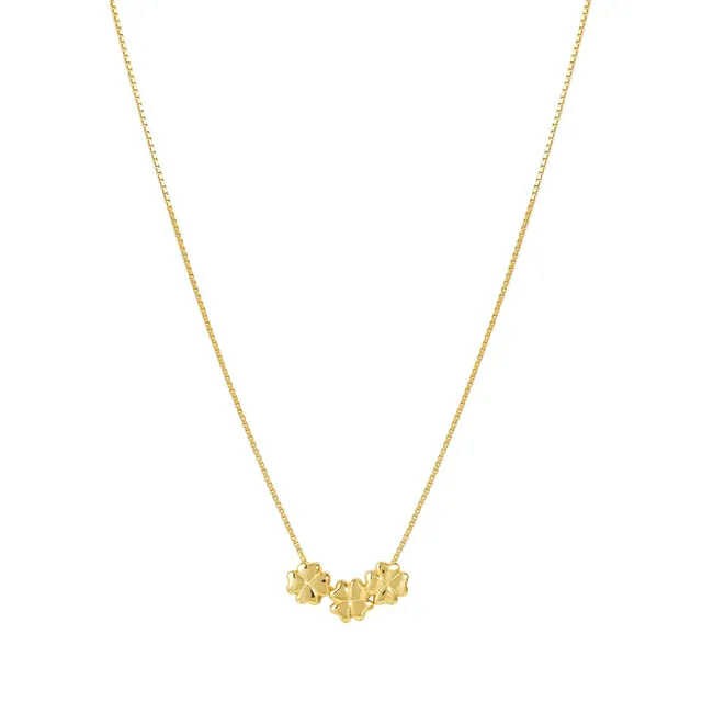 ARMONICA Collana Quadrifogli Oro