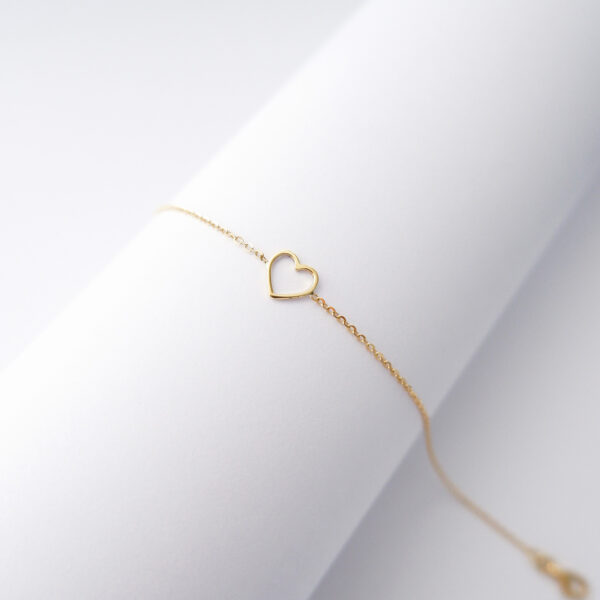 Bracciale Cuoricino in Oro 18kt - immagine 3