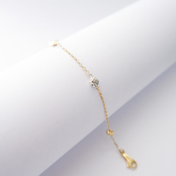 Bracciale Diamantato Bicolore in oro18kt
