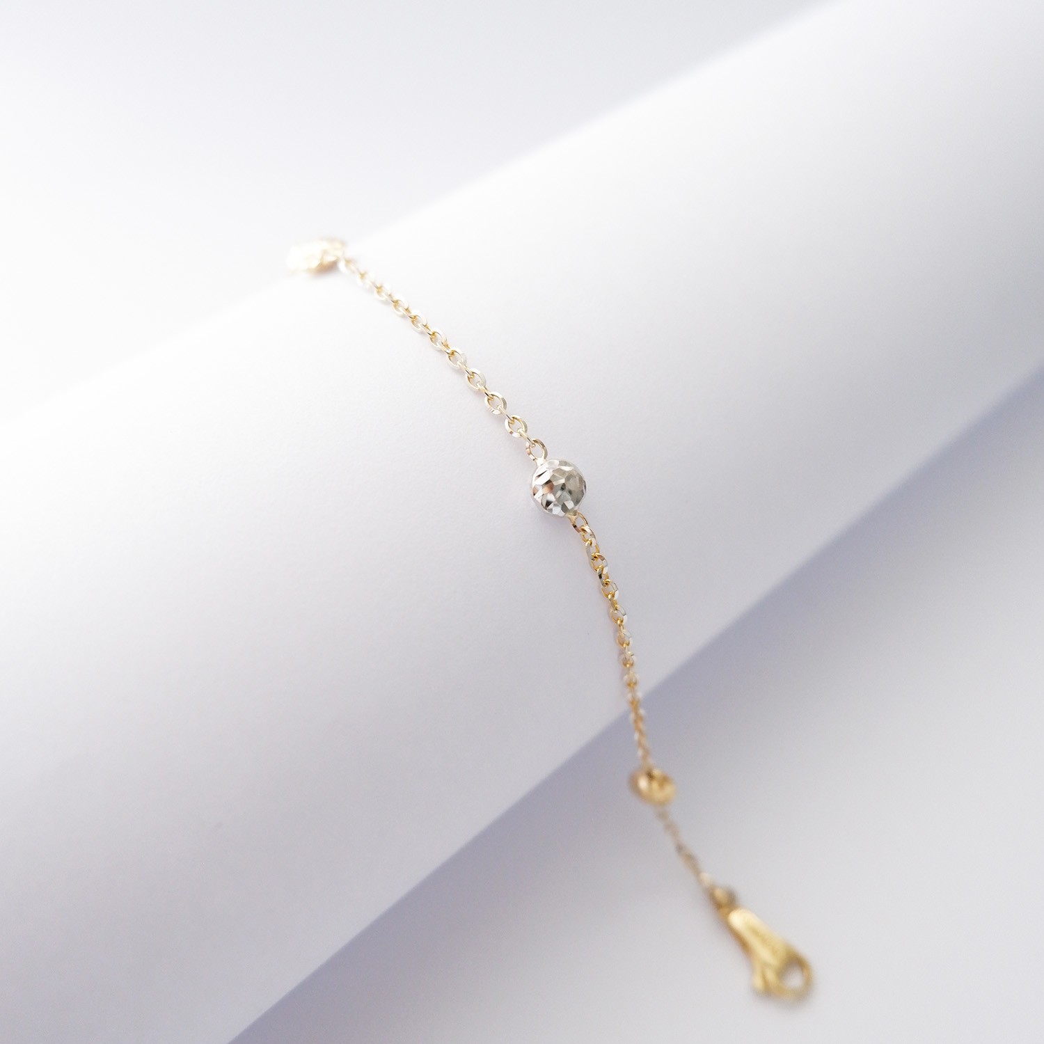 Bracciale Diamantato Bicolore in oro18kt