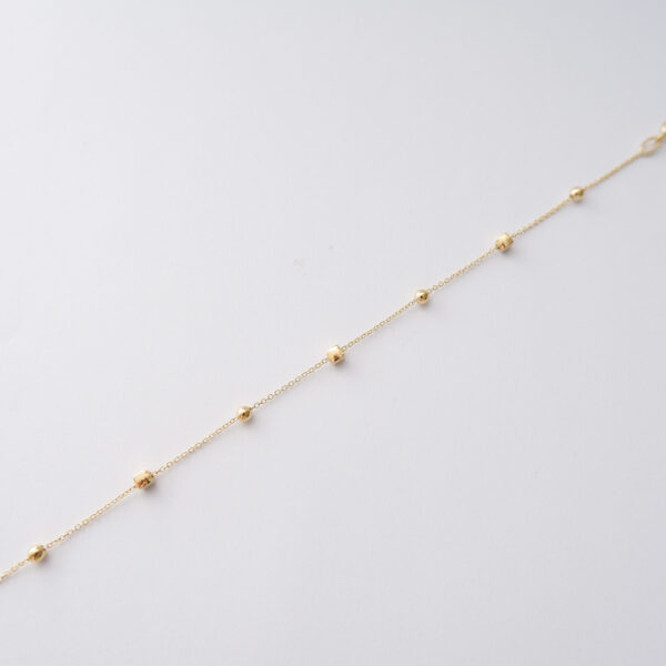 Bracciale Palline e Cubi in Oro 18kt - immagine 2