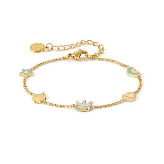 FAIRYICONS Bracciale Mix Fantasia Oro