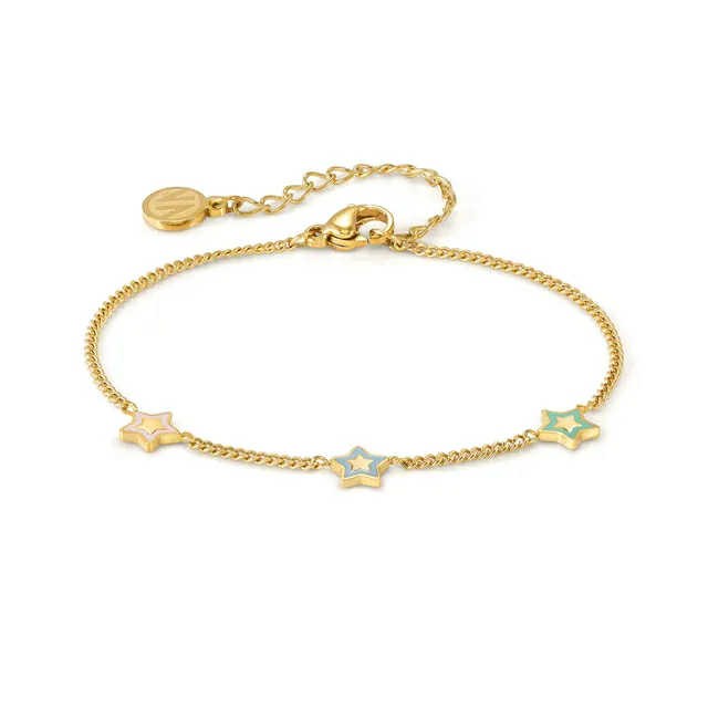 FAIRYICONS Bracciale Stelle Oro