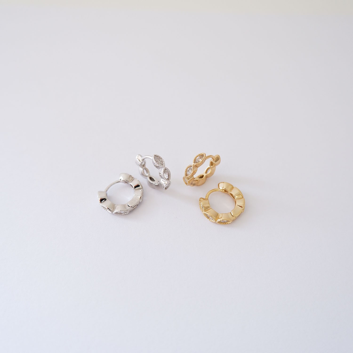 Mini Hoops Marquise