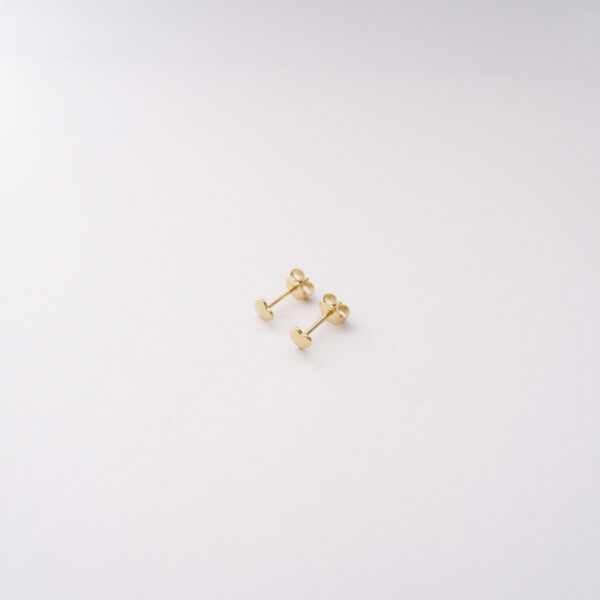 Orecchini Cuoricino in oro giallo 18kt - immagine 3