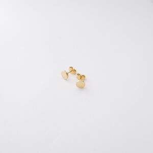 Orecchini Dischetto in oro giallo 18kt
