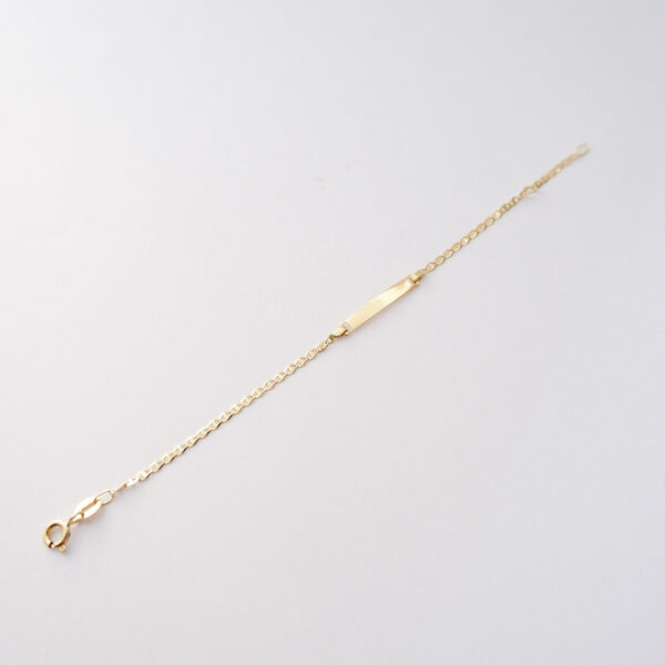 Bracciale Bimbo Targhetta in oro 18kt - immagine 2