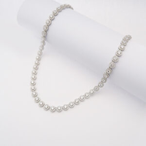 Collana Tennis Multipietra