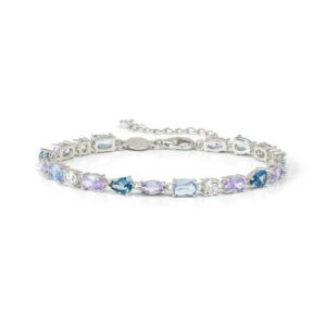 COLOUR WAVE Bracciale con Zirconi colorati