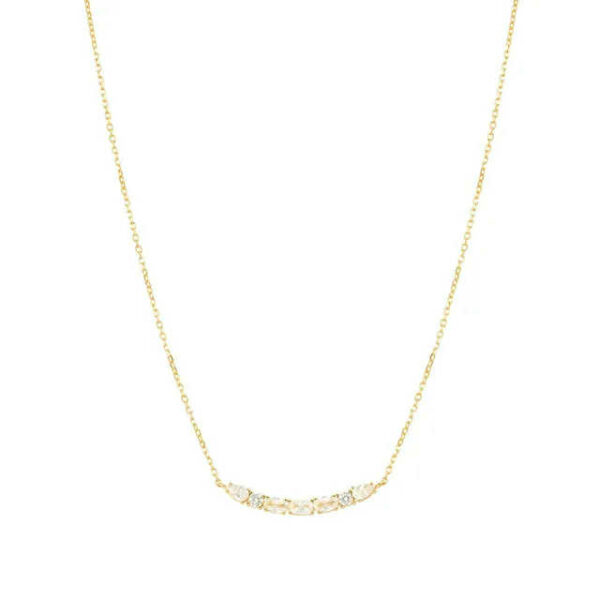 COLOUR WAVE Collana con Zirconi Oro
