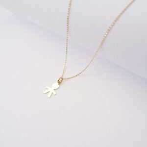 Collana Bimbo in oro giallo 18kt