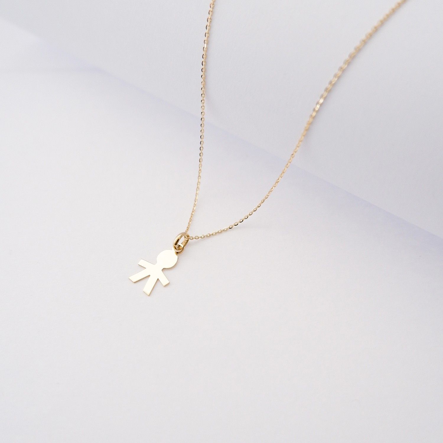 Collana Bimbo in oro giallo 18kt