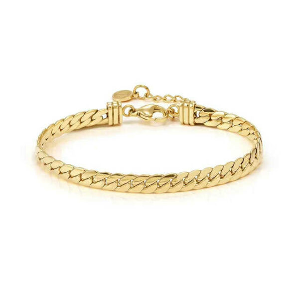 ECCLETTICA Bracciale maglia Snake Oro