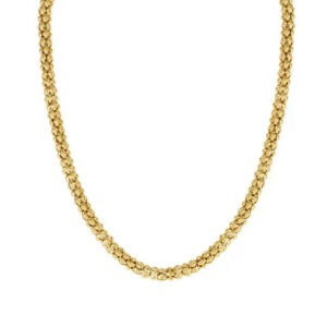 ECCLETTICA Collana maglia Pop Corn Oro