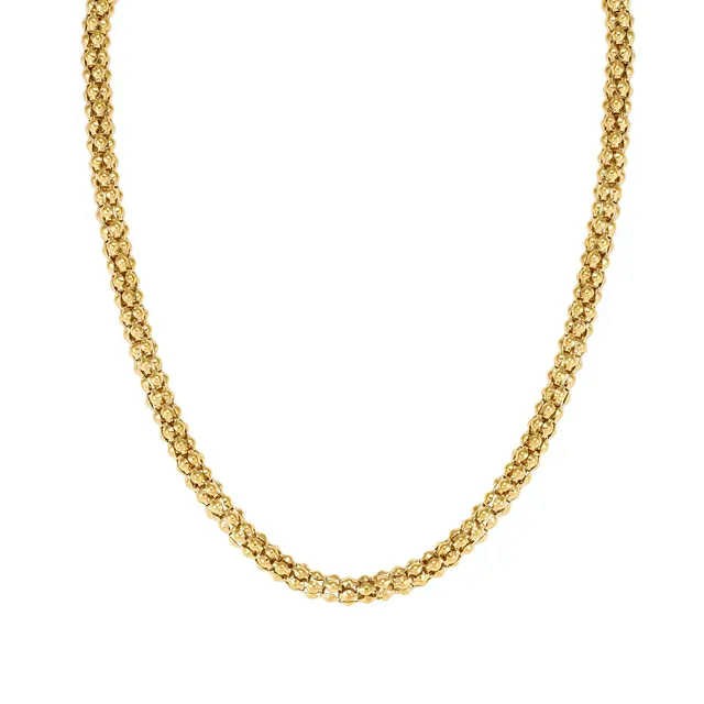 ECCLETTICA Collana maglia Pop Corn Oro