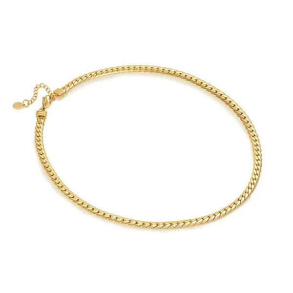 ECCLETTICA Collana maglia Snake Oro - immagine 2