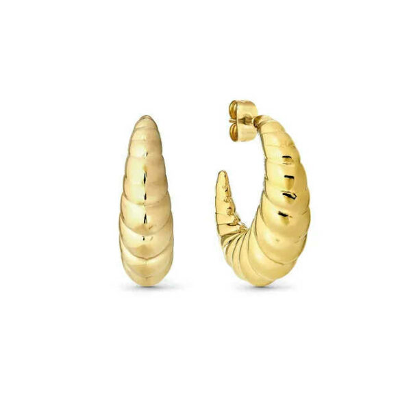 ECCLETTICA Orecchini Croissant Oro - immagine 2