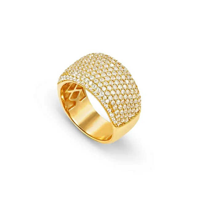 ENIGMATIC SHINE Anello Oro Misura 17-19
