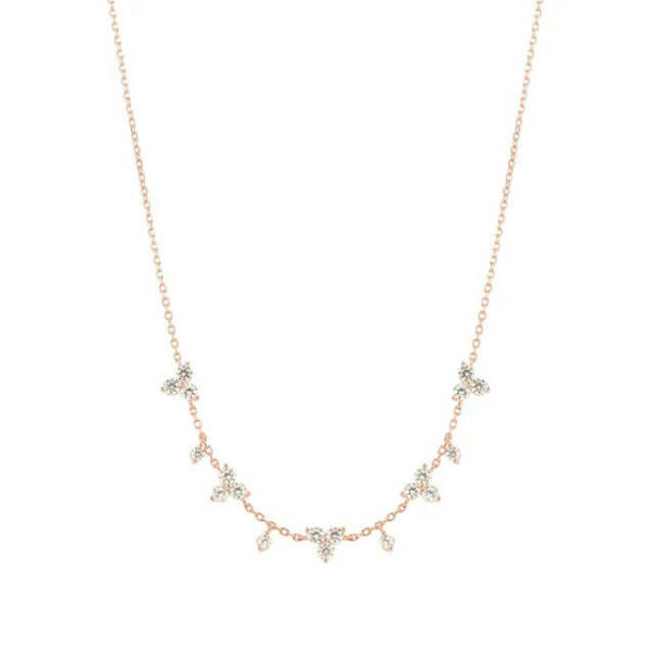 LIFE BOUQUET Collana Oro Rosa
