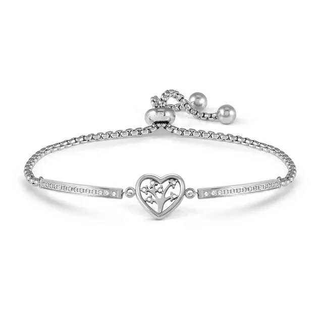 MILLELUCI Bracciale Albero della Vita Bianco