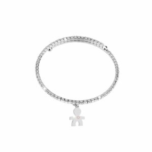 MY WORLD Bracciale Charm Bambino - Bianco