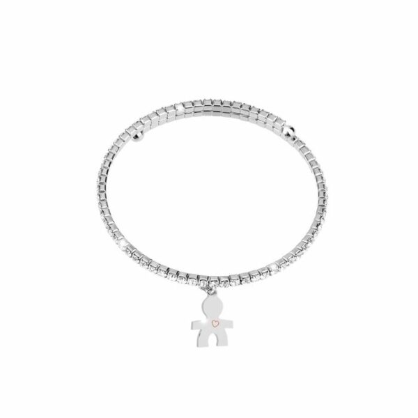 MY WORLD Bracciale Charm Bambino - Bianco
