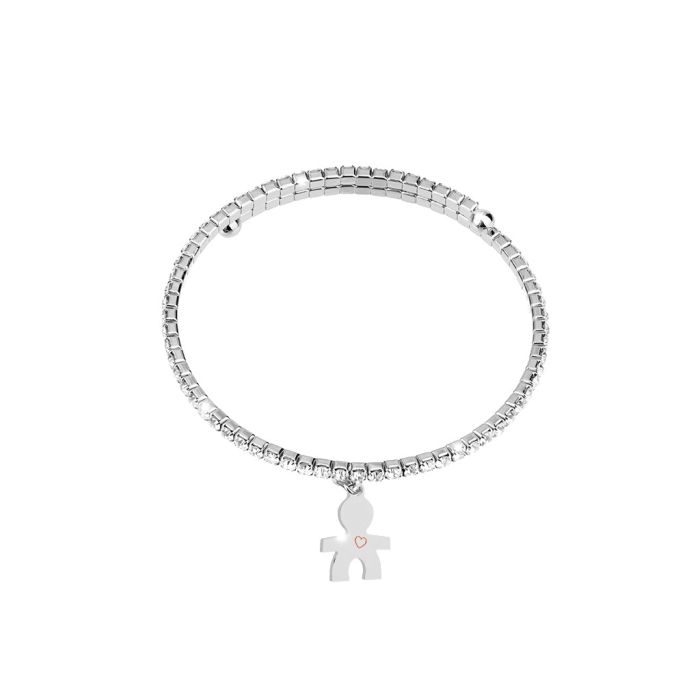 MY WORLD Bracciale Charm Bambino - Bianco