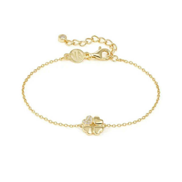 PETIT SPARKLE Bracciale Quadrifoglio Oro