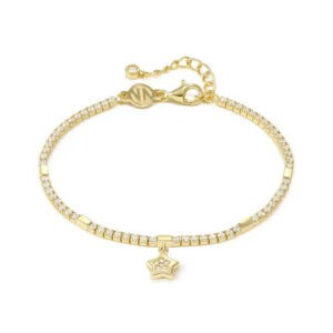 PETIT SPARKLE Bracciale Tennis Stella Oro