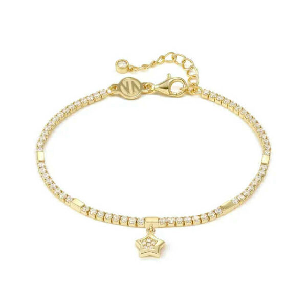 PETIT SPARKLE Bracciale Tennis Stella Oro