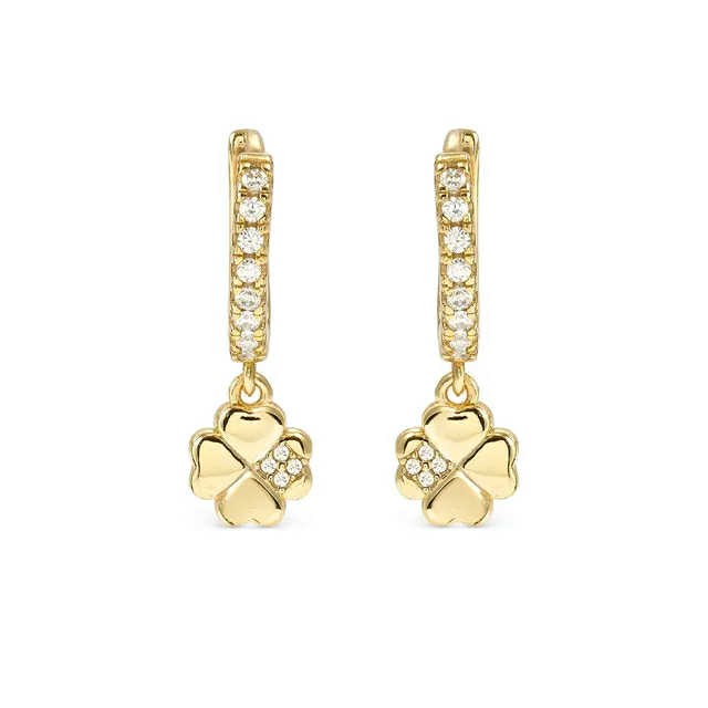 PETIT SPARKLE Cerchietti Quadrifoglio Oro