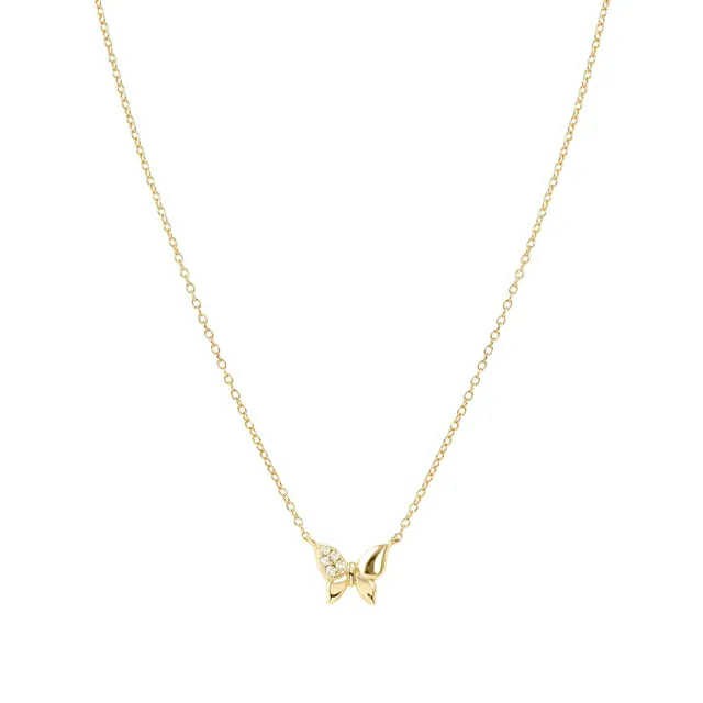 PETIT SPARKLE Collana Farfalla Oro