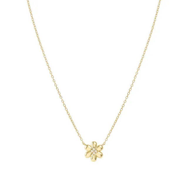 PETIT SPARKLE Collana Fiore Oro