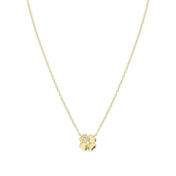 PETIT SPARKLE Collana Quadrifoglio Oro