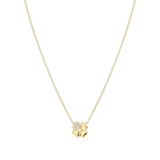 PETIT SPARKLE Collana Quadrifoglio Oro