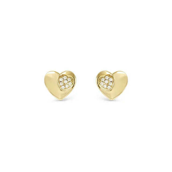 PETIT SPARKLE Orecchini Cuore Oro