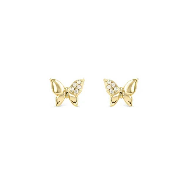 PETIT SPARKLE Orecchini Farfalla Oro