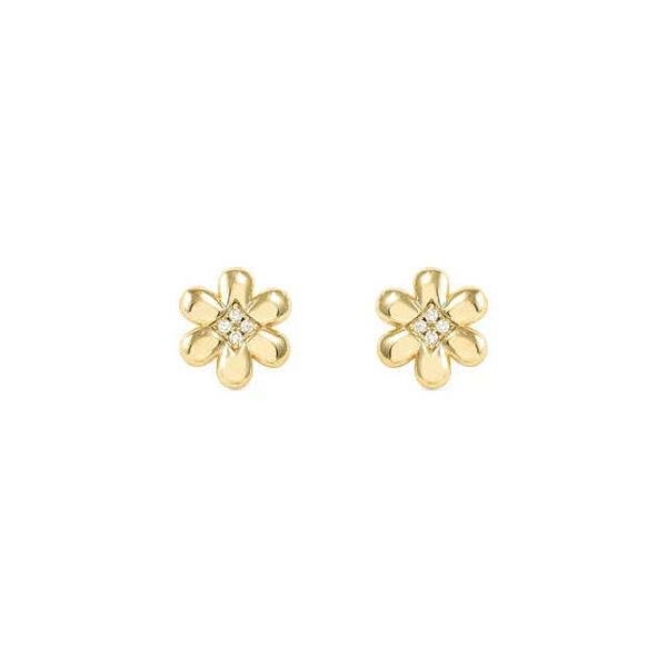 PETIT SPARKLE Orecchini Fiore Oro