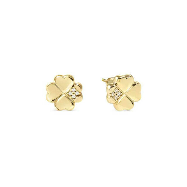 PETIT SPARKLE Orecchini Quadrifoglio Oro - immagine 2